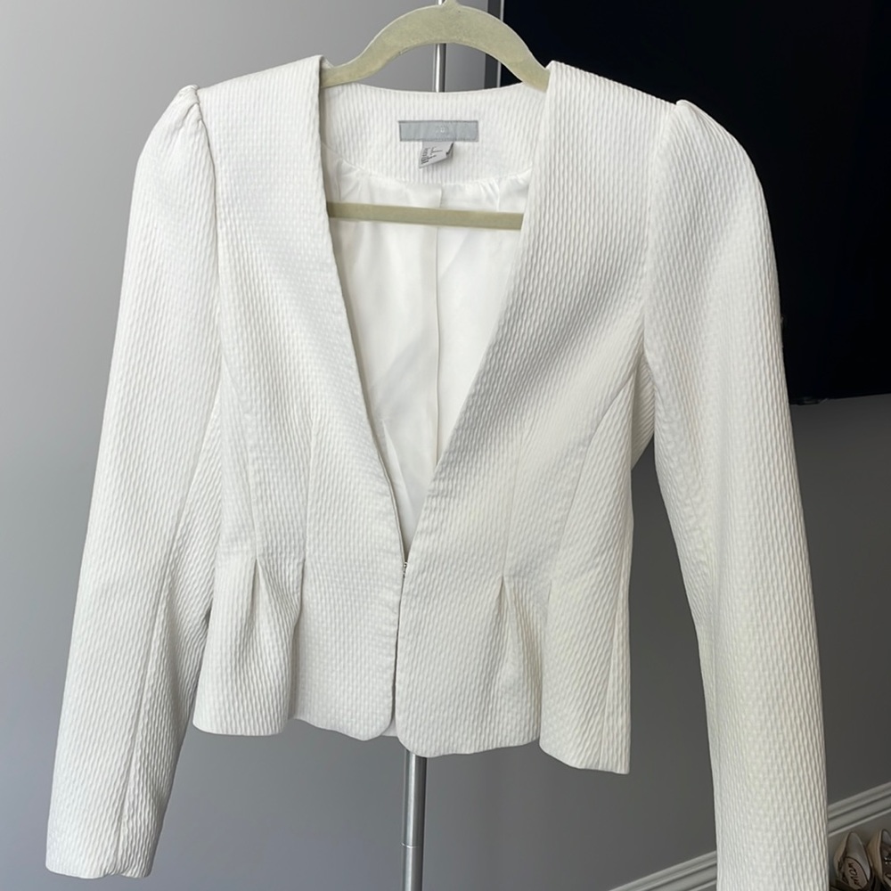 H&M peplum blazer